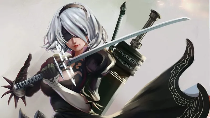 Nier Automata Theme Preview Image