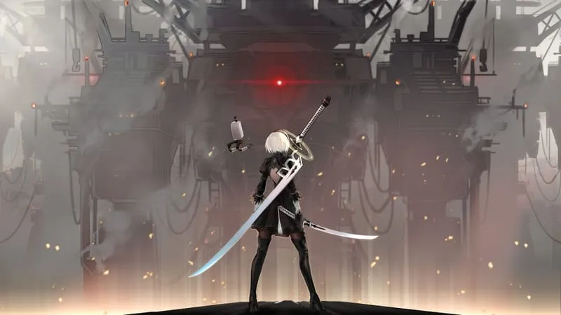 Nier Automata Theme Preview Image