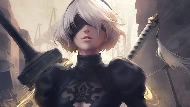 Nier Automata Theme Preview Image
