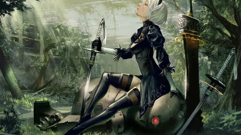 Nier Automata Theme Preview Image