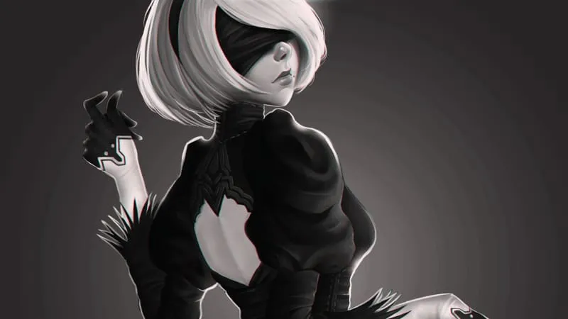 Nier Automata Theme Preview Image