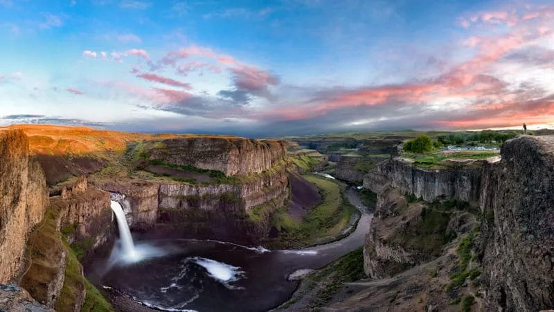 Palouse Falls Waterfall Theme Preview Image
