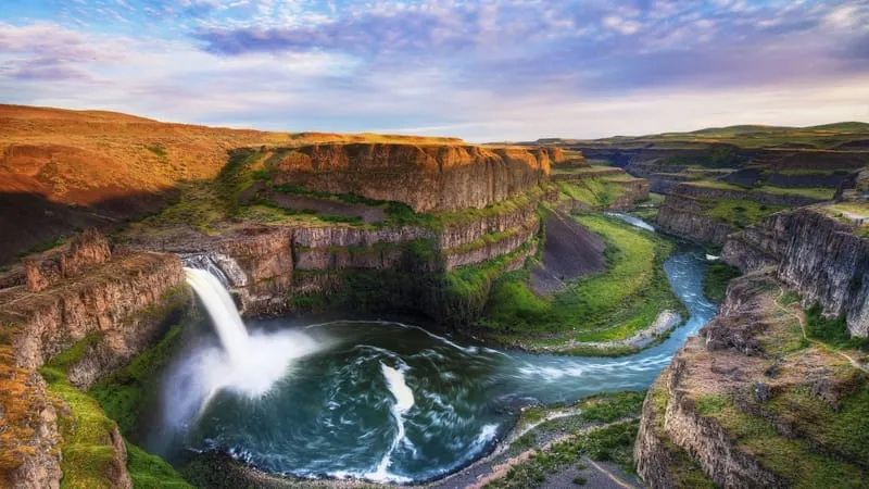 Palouse Falls Waterfall Theme Preview Image