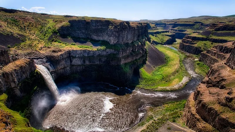 Palouse Falls Waterfall Theme Preview Image