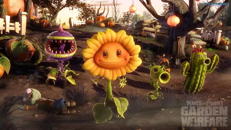 Plants Vs Zombies Garden Warfare Theme Preview Image