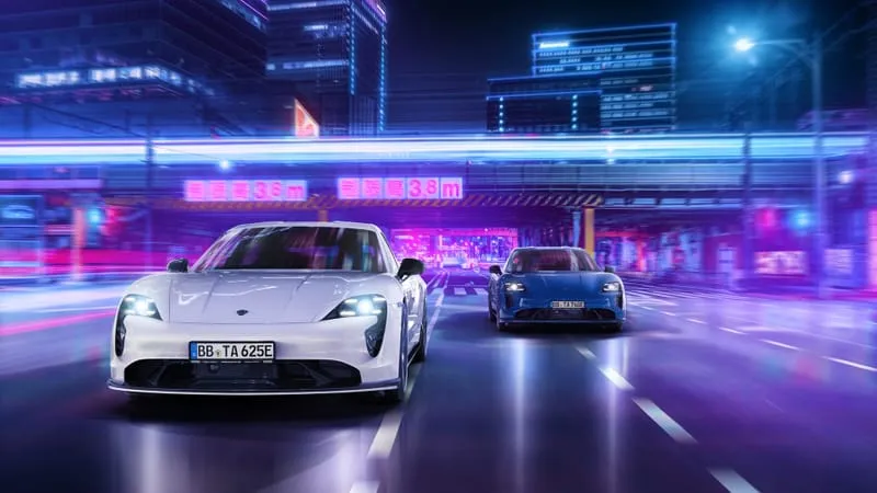 Porsche Taycan Theme Preview Image