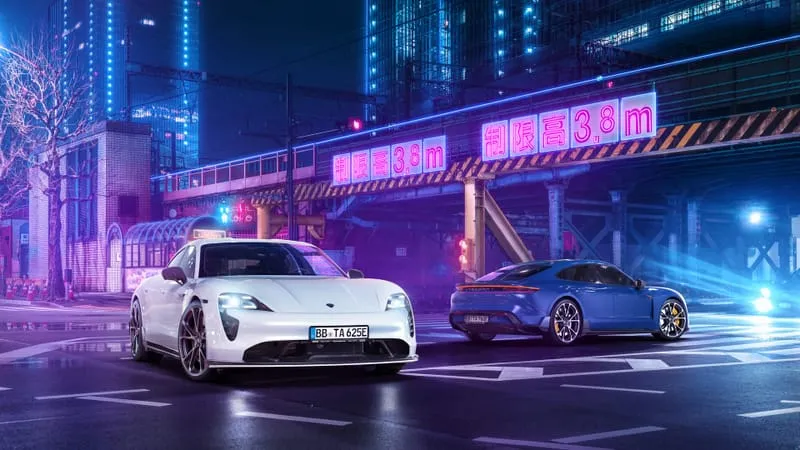 Porsche Taycan Theme Preview Image