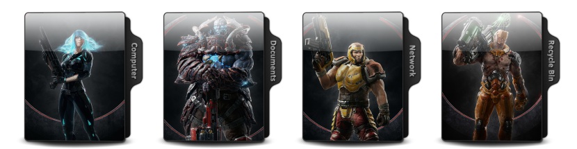Quake Champions Theme Icons