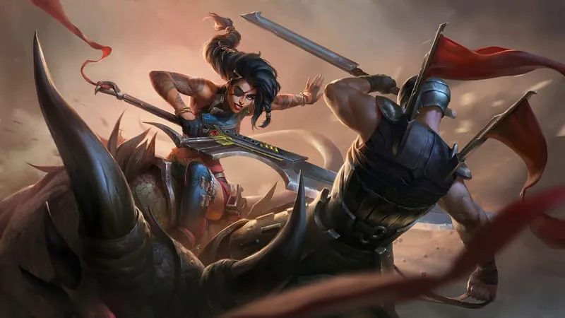 Samira: League Of Legends Theme Preview Image