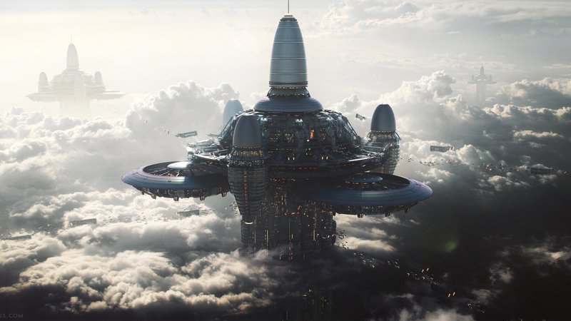 Sci Fi Building Theme Preview Image