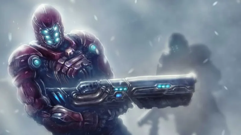 Sci Fi Warrior Theme Preview Image