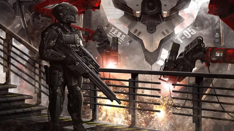 Sci Fi Warrior Theme Preview Image