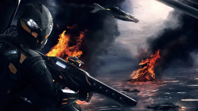 Sci Fi Warrior Theme Preview Image