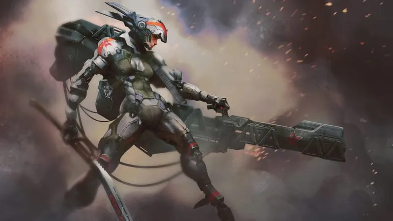 Sci Fi Warrior Theme Preview Image