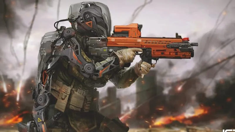 Sci Fi Warrior Theme Preview Image