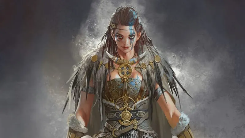 Sci Fi Women Warrior Theme Preview Image
