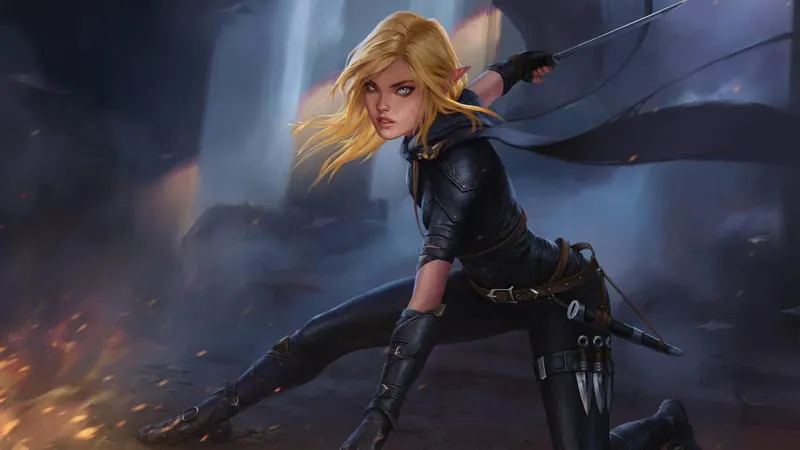 Sci Fi Women Warrior Theme Preview Image