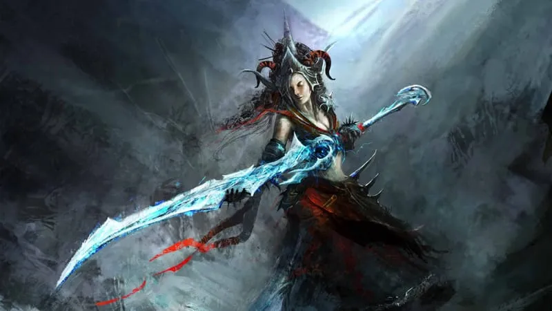 Sci Fi Women Warrior Theme Preview Image