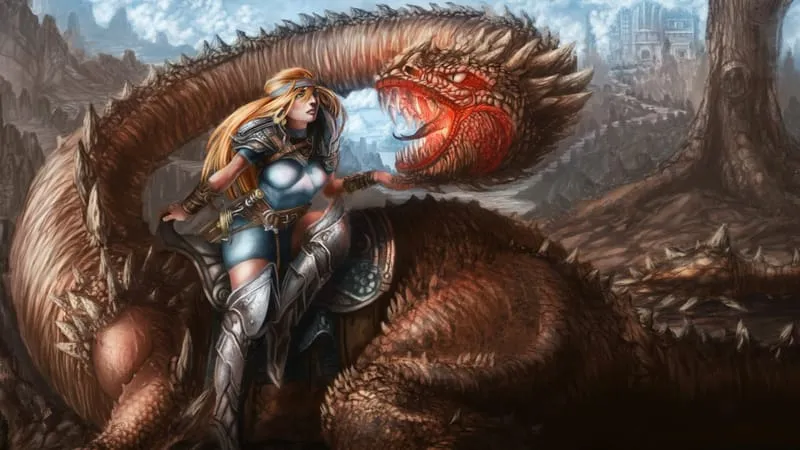 Sci Fi Women Warrior Theme Preview Image