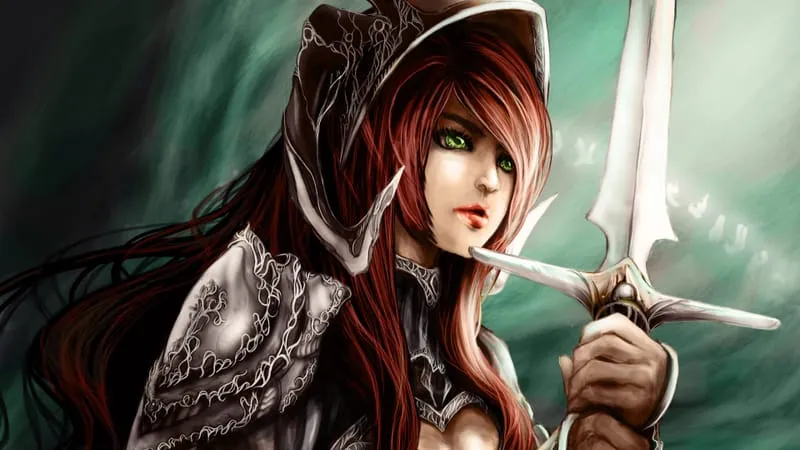 Sci Fi Women Warrior Theme Preview Image