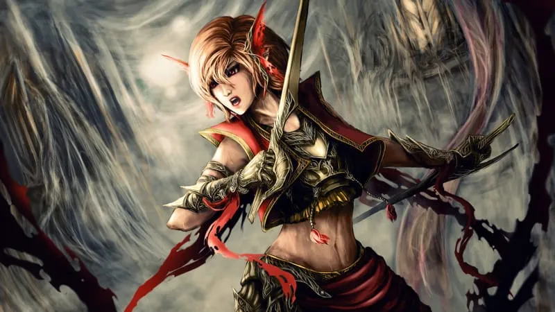 Sci Fi Women Warrior Theme Preview Image