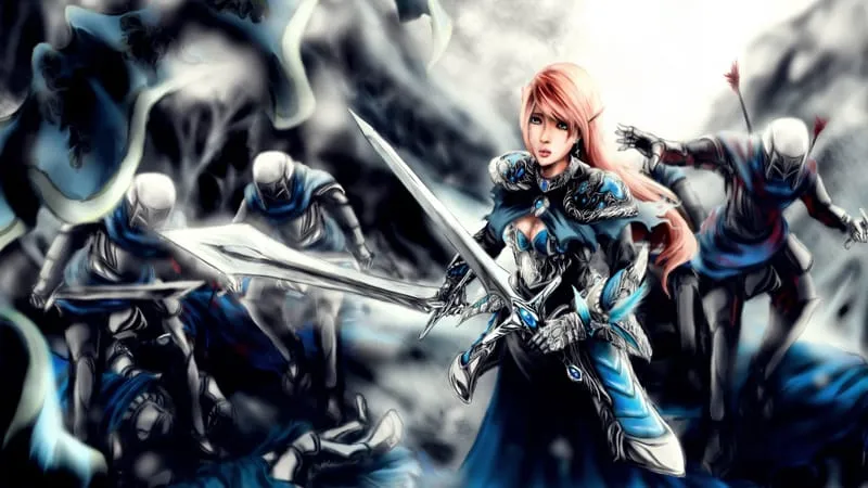 Sci Fi Women Warrior Theme Preview Image