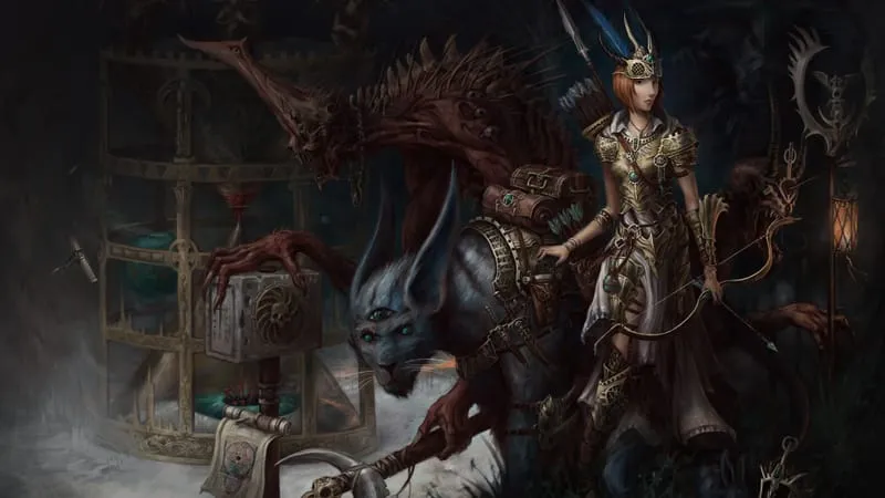 Sci Fi Women Warrior Theme Preview Image