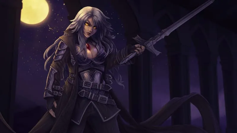 Sci Fi Women Warrior Theme Preview Image