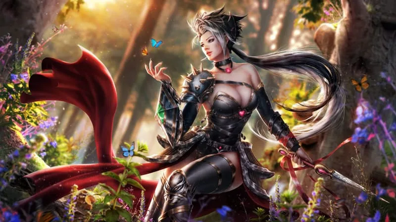 Sci Fi Women Warrior Theme Preview Image