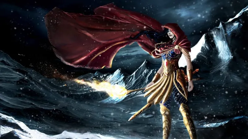 Sci Fi Women Warrior Theme Preview Image