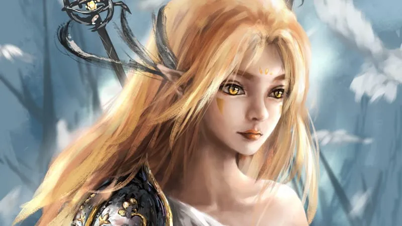 Sci Fi Women Warrior Theme Preview Image