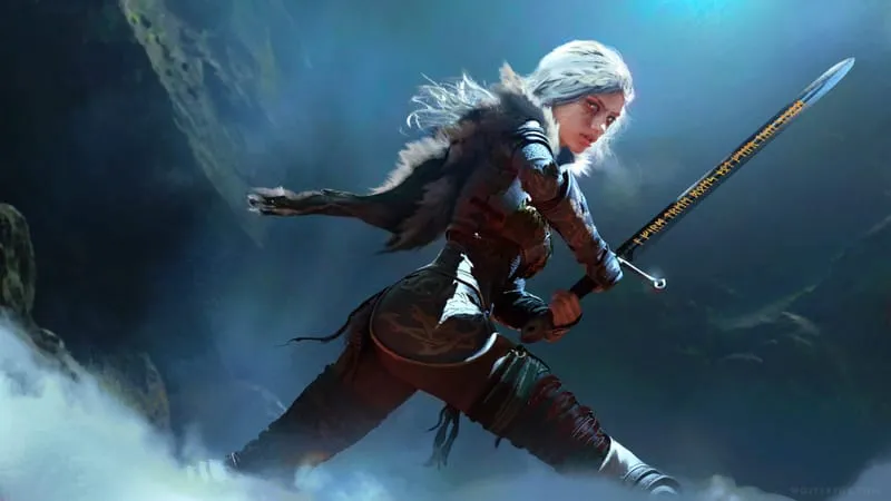 Sci Fi Women Warrior Theme Preview Image