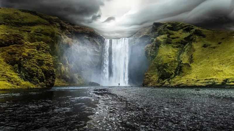 Skogafoss Waterfall Theme Preview Image