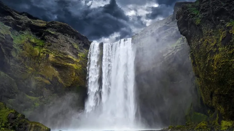Skogafoss Waterfall Theme Preview Image