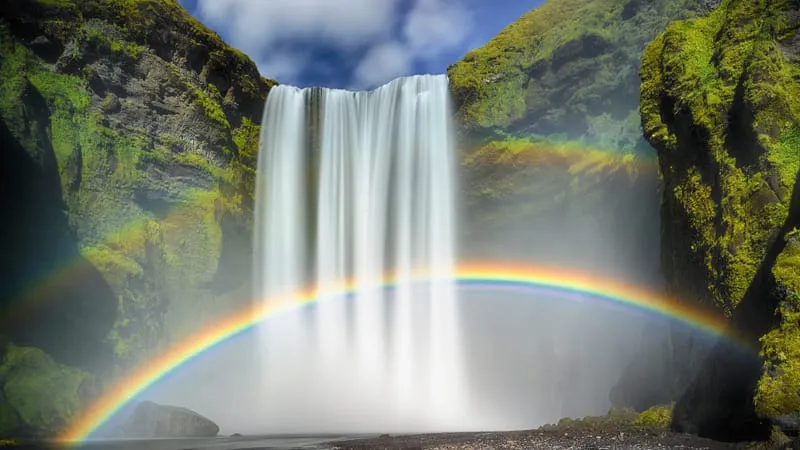 Skogafoss Waterfall Theme Preview Image
