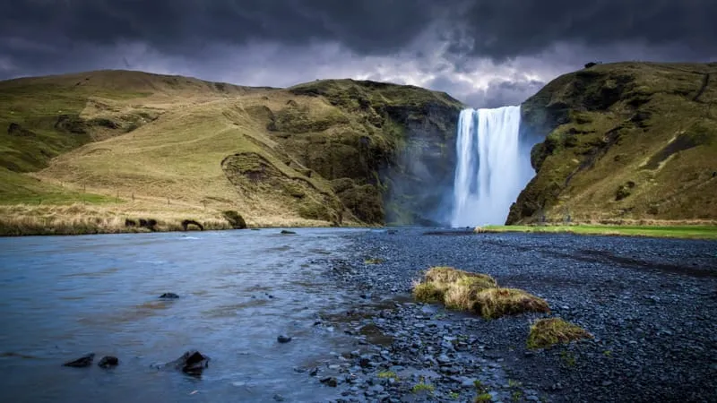 Skogafoss Waterfall Theme Preview Image