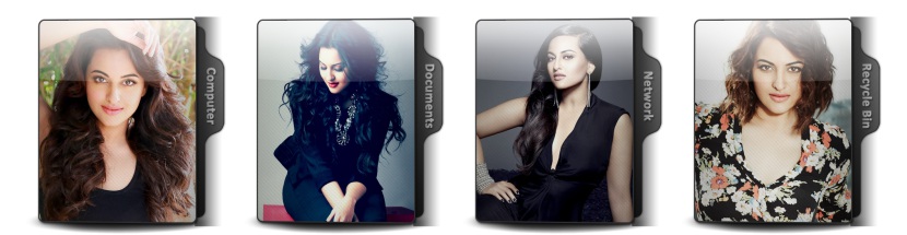Sonakshi Sinha Theme Icons