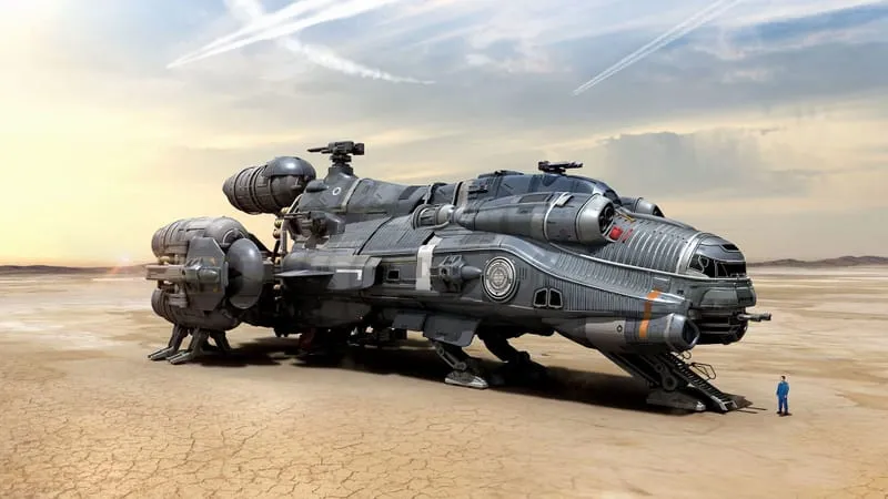 Sci-Fi Spaceship Theme Preview Image