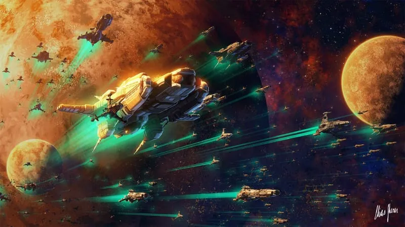 Sci-Fi Spaceship Theme Preview Image
