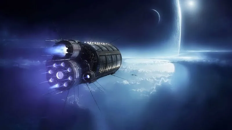 Sci-Fi Spaceship Theme Preview Image