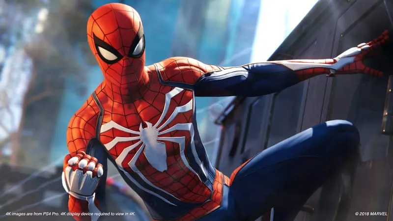 Spider-Man PS-4 Theme Preview Image