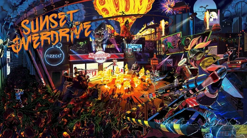 Sunset Overdrive Theme Preview Image