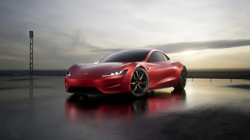 Tesla Roadster Theme Preview Image