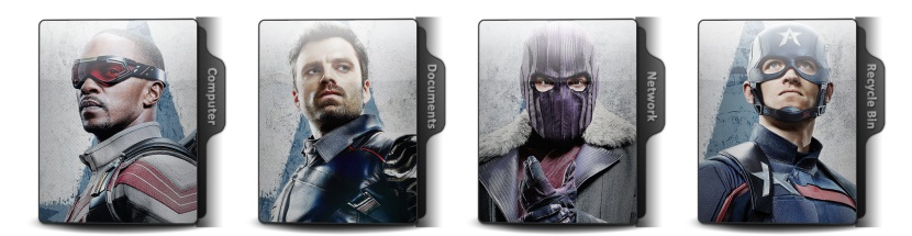 The Falcon And The Winter Soldier Theme Icons