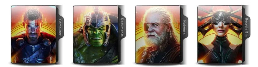 Thor Ragnarok Theme Icons