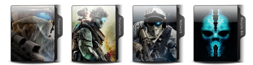 Tom Clancys Ghost Recon Future Soldier Theme Icons