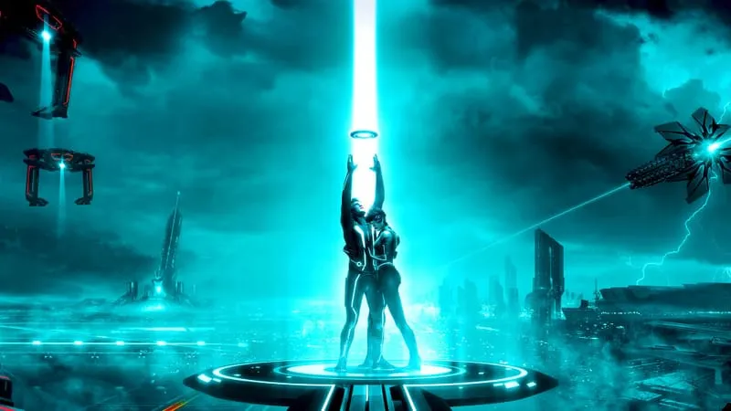 TRON Legacy Theme Preview Image