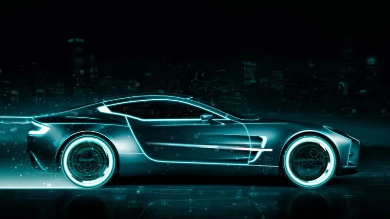 TRON Legacy Theme Preview Image