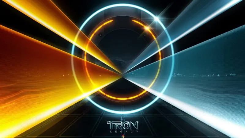 TRON Legacy Theme Preview Image