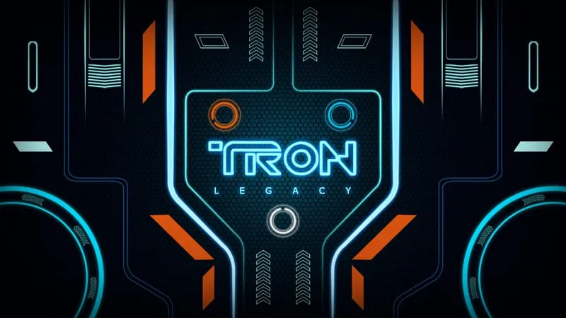 TRON Legacy Theme Preview Image